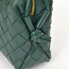 画像をギャラリービューアに読み込む, BOTTEGAVENETA ボッテガヴェネタ MINI LOOP ミニ ループ カメラバッグ ショルダーバッグ 723547 イントレチャート グリーン 美品 中古 4a001615