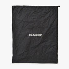 画像をギャラリービューアに読み込む, 極美品 SAINT LAURENT サンローラン パンチング ロゴトートバッグ レザー ブラック 黒 レザーカット 美品 中古 4a001616