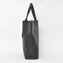 画像をギャラリービューアに読み込む, 極美品 SAINT LAURENT サンローラン パンチング ロゴトートバッグ レザー ブラック 黒 レザーカット 美品 中古 4a001616