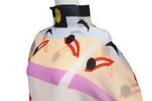 画像をギャラリービューアに読み込む, 極美品 me ISSEY MIYAKE ミー イッセイミヤケ FUKUWARAI 福笑い 長袖トップス MI13FJ621 フリーサイズ プリーツ ハイネック 中古 4b001616