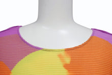 画像をギャラリービューアに読み込む, 新品同様 me ISSEY MIYAKE ミー イッセイミヤケ ライトエフェクト プリーツ カットソー マルチカラー ポリエステル MI43FJ762 サイズF 中古 4b001619