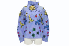 画像をギャラリービューアに読み込む, 極美品 me ISSEY MIYAKE ミー イッセイミヤケ GOOD DAY EVERYDAY 長袖トップス MI51FJ631 フリーサイズ プリーツ ハイネック ブルー 中古 4b001620