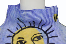 画像をギャラリービューアに読み込む, 極美品 me ISSEY MIYAKE ミー イッセイミヤケ GOOD DAY EVERYDAY 長袖トップス MI51FJ631 フリーサイズ プリーツ ハイネック ブルー 中古 4b001620