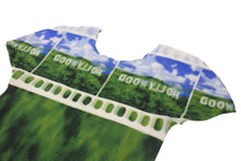 画像をギャラリービューアに読み込む, 極美品 me ISSEY MIYAKE ミー イッセイミヤケ 丸首半袖トップス MI51FK406 フリーサイズ プリーツ ハリウッド 総柄 中古 4b001621