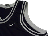 画像をギャラリービューアに読み込む, NIKE ナイキ スウッシュ ノースリーブ ゲームシャツ タンクトップ メッシュ サイズM ブラック ホワイト 美品 中古 4b001631
