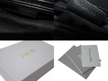 画像をギャラリービューアに読み込む, 極美品 Christian Dior クリスチャンディオール サドルバッグ ワンショルダーバッグ 02-MA-0198 ボタニカル柄 花柄 刺繍 ブラック 中古 4b001649