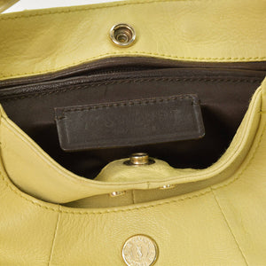 YVES SAINT LAURENT MOMBASA One shoulder bag 130158 Deer horn Gold hardware Good condition Used 4a001653