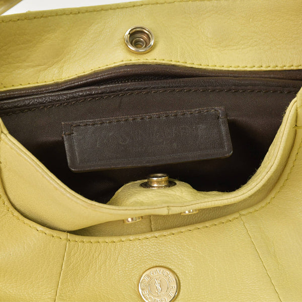 YVES SAINT LAURENT MOMBASA One shoulder bag 130158 Deer horn Gold hardware Good condition Used 4a001653