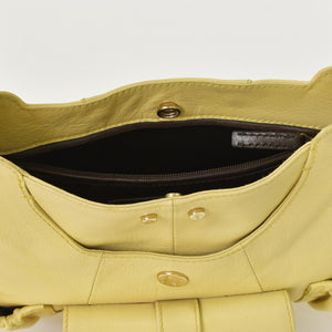 YVES SAINT LAURENT MOMBASA One shoulder bag 130158 Deer horn Gold hardware Good condition Used 4a001653