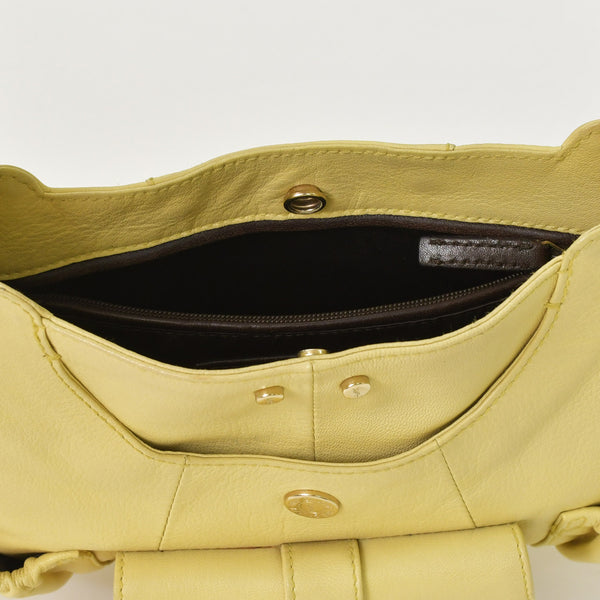 YVES SAINT LAURENT MOMBASA One shoulder bag 130158 Deer horn Gold hardware Good condition Used 4a001653