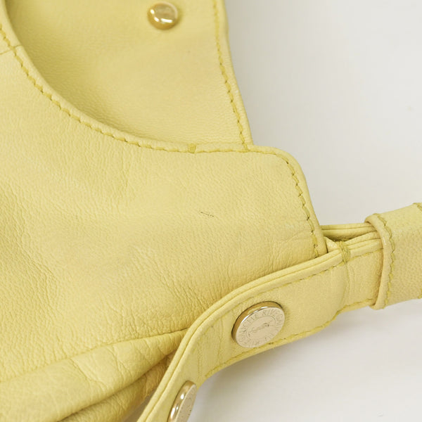 YVES SAINT LAURENT MOMBASA One shoulder bag 130158 Deer horn Gold hardware Good condition Used 4a001653