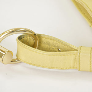 YVES SAINT LAURENT MOMBASA One shoulder bag 130158 Deer horn Gold hardware Good condition Used 4a001653