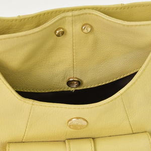 YVES SAINT LAURENT MOMBASA One shoulder bag 130158 Deer horn Gold hardware Good condition Used 4a001653