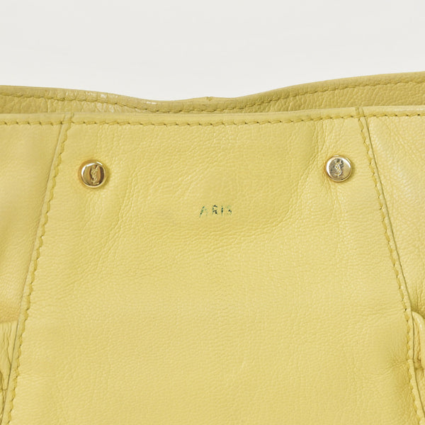 YVES SAINT LAURENT MOMBASA One shoulder bag 130158 Deer horn Gold hardware Good condition Used 4a001653