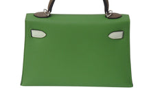 Load image into Gallery viewer, 新品未使用 HERMES エルメス ミニケリー２ ハンドバッグ 2WAY トリコロール エプソン W刻 シルバー金具 外縫い 2024年 中古 4b001667