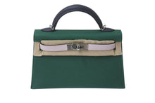 Load image into Gallery viewer, 新品未使用 HERMES エルメス ミニケリー２ ハンドバッグ 2WAY トリコロール エプソン W刻 シルバー金具 外縫い 2024年 中古 4b001668