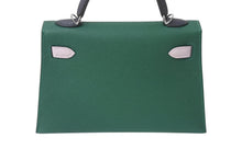 Load image into Gallery viewer, 新品未使用 HERMES エルメス ミニケリー２ ハンドバッグ 2WAY トリコロール エプソン W刻 シルバー金具 外縫い 2024年 中古 4b001668