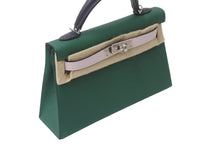 Load image into Gallery viewer, 新品未使用 HERMES エルメス ミニケリー２ ハンドバッグ 2WAY トリコロール エプソン W刻 シルバー金具 外縫い 2024年 中古 4b001668