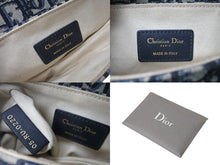 Load image into Gallery viewer, 極美品 Christian Dior クリスチャンディオール サドルミニバッグ ハンドバッグ M0456CTZQ オブリーク ネイビー 中古 4b001671