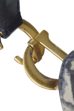 Load image into Gallery viewer, 極美品 Christian Dior クリスチャンディオール サドルミニバッグ ハンドバッグ M0456CTZQ オブリーク ネイビー 中古 4b001671