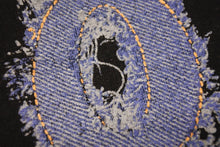 画像をギャラリービューアに読み込む, 極美品 ChristianDior クリスチャンディオール 半袖Tシャツ 3P16155024 サイズ38 デニムロゴ プリント ブラック 中古 4b001674