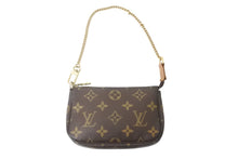 画像をギャラリービューアに読み込む, 極美品 LOUIS VUITTON ルイヴィトン モノグラム ミニポシェット アクセソワール アクセサリーポーチ M58009 ブラウン 中古 4b001709