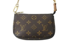 画像をギャラリービューアに読み込む, 極美品 LOUIS VUITTON ルイヴィトン モノグラム ミニポシェット アクセソワール アクセサリーポーチ M58009 ブラウン 中古 4b001709