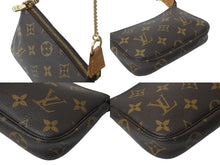 画像をギャラリービューアに読み込む, 極美品 LOUIS VUITTON ルイヴィトン モノグラム ミニポシェット アクセソワール アクセサリーポーチ M58009 ブラウン 中古 4b001709