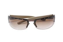 Load image into Gallery viewer, GUCCI グッチ サングラス メガネ GG柄 GG1838/F/S メタル プラスチック ブラウン ベージュ サイズ70◻︎14 美品 中古 4b001716