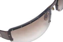 Load image into Gallery viewer, GUCCI グッチ サングラス メガネ GG柄 GG1838/F/S メタル プラスチック ブラウン ベージュ サイズ70◻︎14 美品 中古 4b001716