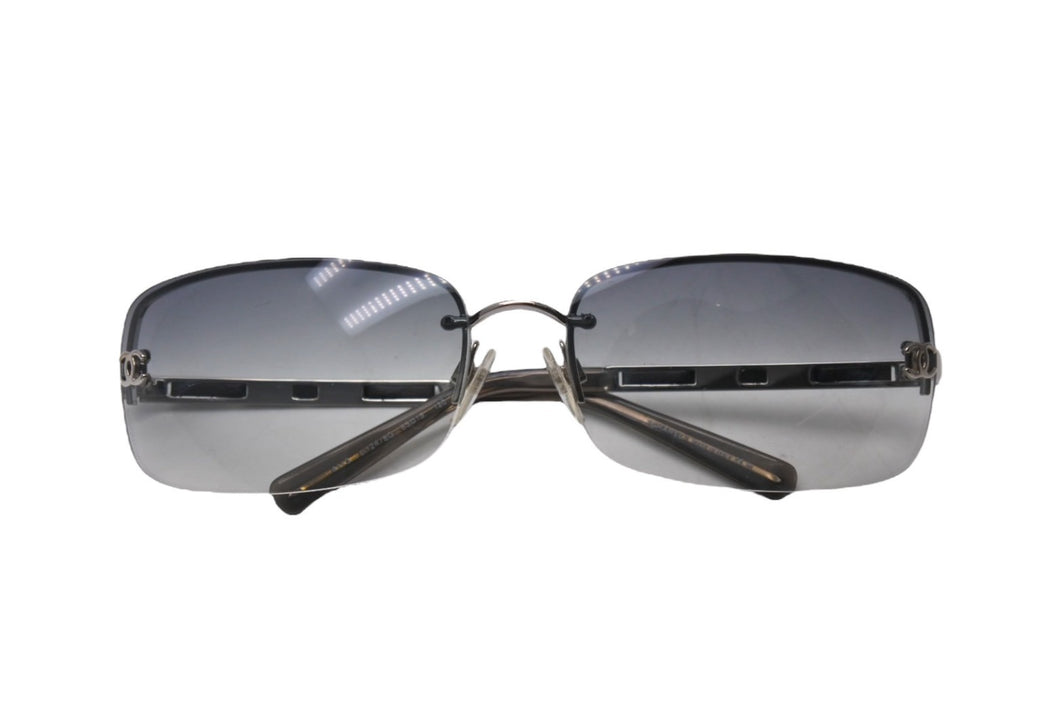 CHANEL シャネル ココマーク ハーフリム サングラス メガネ