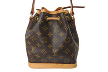 Load image into Gallery viewer, LOUIS VUITTON ルイヴィトン ミニノエ ハンドバッグ M42227 モノグラム PVC レザー ブラウン ゴールド金具 美品 中古 4b001722