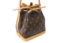 Load image into Gallery viewer, LOUIS VUITTON ルイヴィトン ミニノエ ハンドバッグ M42227 モノグラム PVC レザー ブラウン ゴールド金具 美品 中古 4b001722