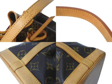 Load image into Gallery viewer, LOUIS VUITTON ルイヴィトン ミニノエ ハンドバッグ M42227 モノグラム PVC レザー ブラウン ゴールド金具 美品 中古 4b001722