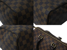 Load image into Gallery viewer, 極美品 LOUIS VUITTON ルイヴィトン ダミエ エベヌ スピーディバンドリエール25 ハンドバッグ ブラウン N41368 中古 4b001771