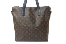 画像をギャラリービューアに読み込む, LOUIS VUITTON ルイヴィトン ディヴィス トートバッグ モノグラム マカサー M56708 ブラウン ブラック シルバー金具 良品 中古 4b001777
