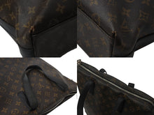 画像をギャラリービューアに読み込む, LOUIS VUITTON ルイヴィトン ディヴィス トートバッグ モノグラム マカサー M56708 ブラウン ブラック シルバー金具 良品 中古 4b001777