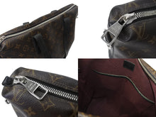 画像をギャラリービューアに読み込む, LOUIS VUITTON ルイヴィトン ディヴィス トートバッグ モノグラム マカサー M56708 ブラウン ブラック シルバー金具 良品 中古 4b001777