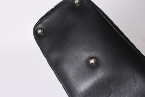CHANEL シャネル カンボンライン ラージトートバッグ 10番台 ココマーク ラムスキン パテントレザー ブラック 美品 中古 4a001678