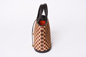 LOUIS VUITTON Tote Bag Brown Black M92133 Good Condition Used 4a001593