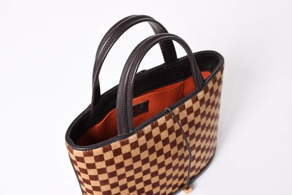 LOUIS VUITTON Tote Bag Brown Black M92133 Good Condition Used 4a001593