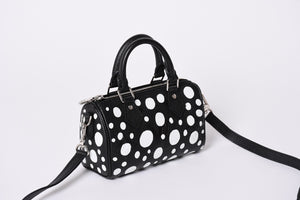 新品同様 LOUIS VUITTON ルイヴィトン ナノ スピーディ 草間彌生 2WAYハンドバッグ M81910 モノグラムアンプラントレザー 中古 4a001166