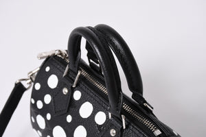 新品同様 LOUIS VUITTON ルイヴィトン ナノ スピーディ 草間彌生 2WAYハンドバッグ M81910 モノグラムアンプラントレザー 中古 4a001166