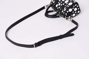 新品同様 LOUIS VUITTON ルイヴィトン ナノ スピーディ 草間彌生 2WAYハンドバッグ M81910 モノグラムアンプラントレザー 中古 4a001166