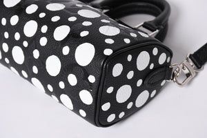 新品同様 LOUIS VUITTON ルイヴィトン ナノ スピーディ 草間彌生 2WAYハンドバッグ M81910 モノグラムアンプラントレザー 中古 4a001166