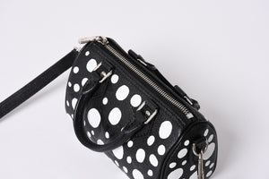 新品同様 LOUIS VUITTON ルイヴィトン ナノ スピーディ 草間彌生 2WAYハンドバッグ M81910 モノグラムアンプラントレザー 中古 4a001166
