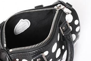 新品同様 LOUIS VUITTON ルイヴィトン ナノ スピーディ 草間彌生 2WAYハンドバッグ M81910 モノグラムアンプラントレザー 中古 4a001166
