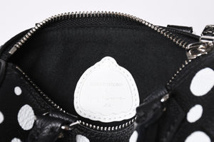 新品同様 LOUIS VUITTON ルイヴィトン ナノ スピーディ 草間彌生 2WAYハンドバッグ M81910 モノグラムアンプラントレザー 中古 4a001166
