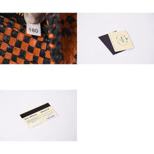 画像をギャラリービューアに読み込む, PRADA プラダ 編み込み マドラス ショルダーバッグ 三角プレート ブラウン ブラック 美品 中古 4a001621