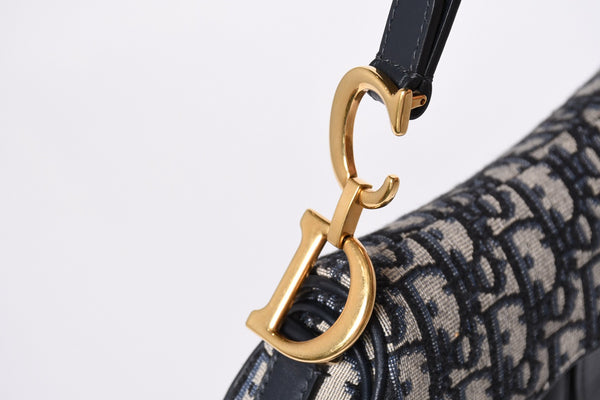 Like new Christian Dior Saddle Bag Mini Saddle bag Mini 2WAY bag M0456CTZQ Oblique Used 4a000726